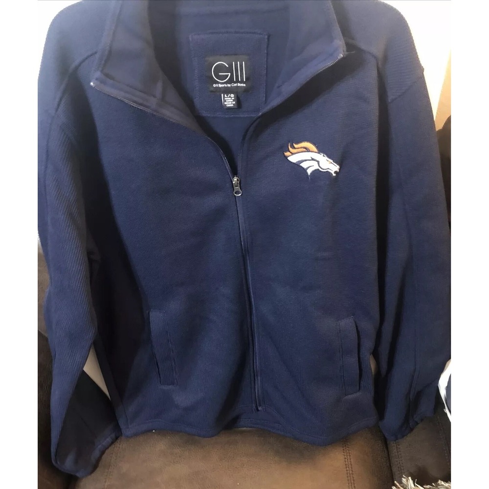 G-III Sports By Carl Banks‎ NFL Football Denver Broncos Jacket Men's SZ LG